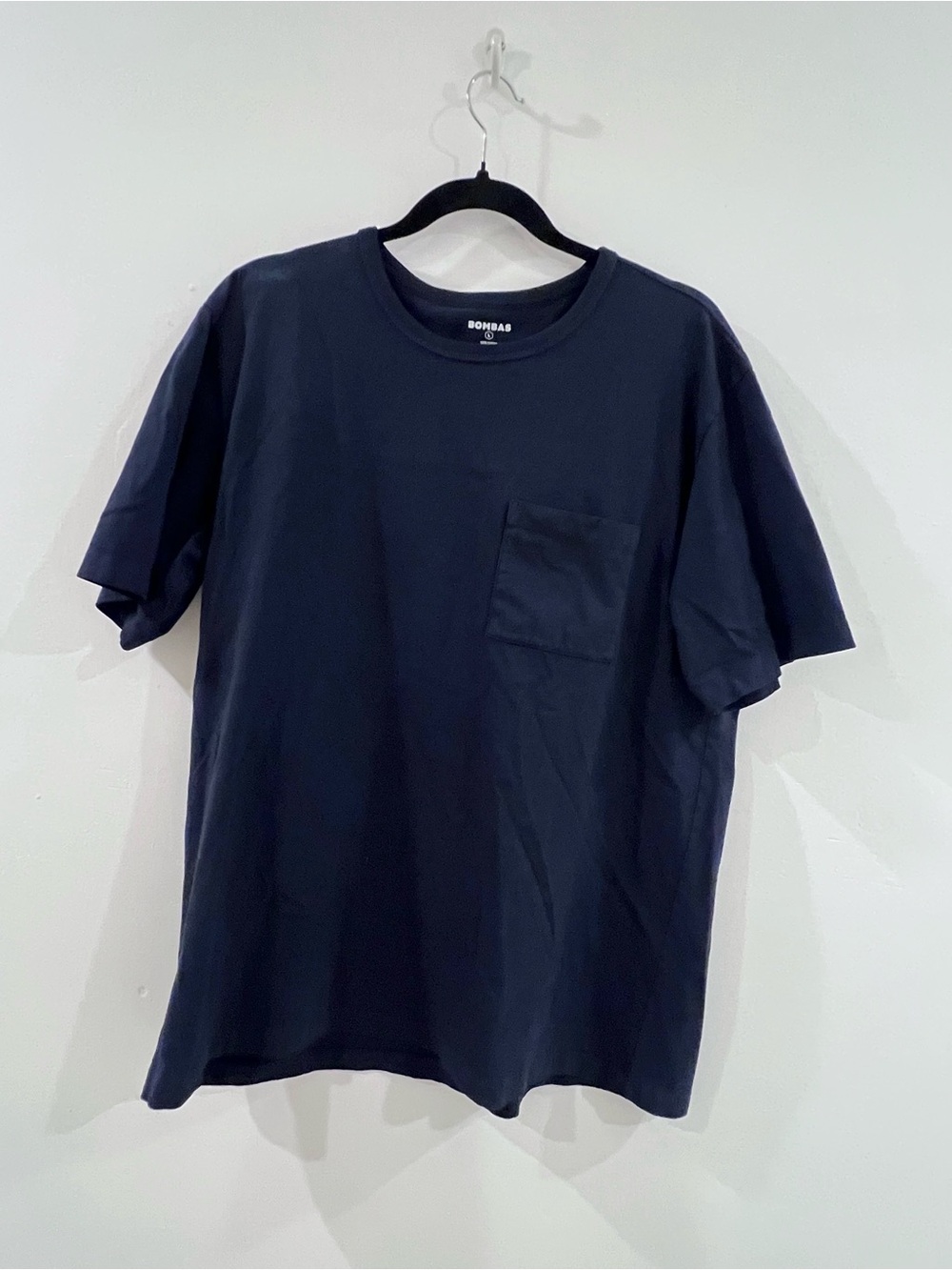 Bombas Bee Better Mens Heavy Cotton Pocket T-Shirt Size (L) Navy